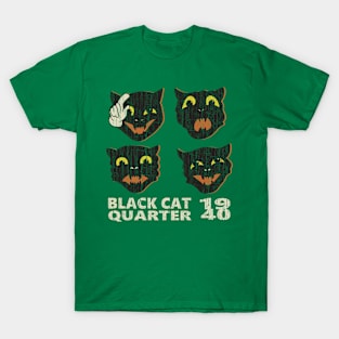 Black Cat Quartet 1940s Halloween T-Shirt
